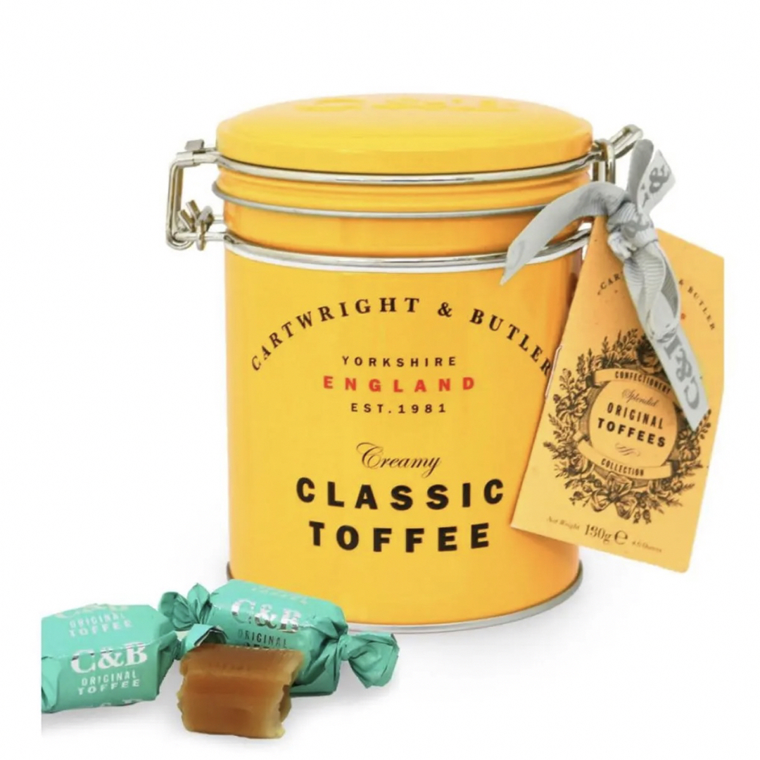 新品/2缶セットイギリスCARTWRIGHT & BUTLERトフィとビスケット - 菓子