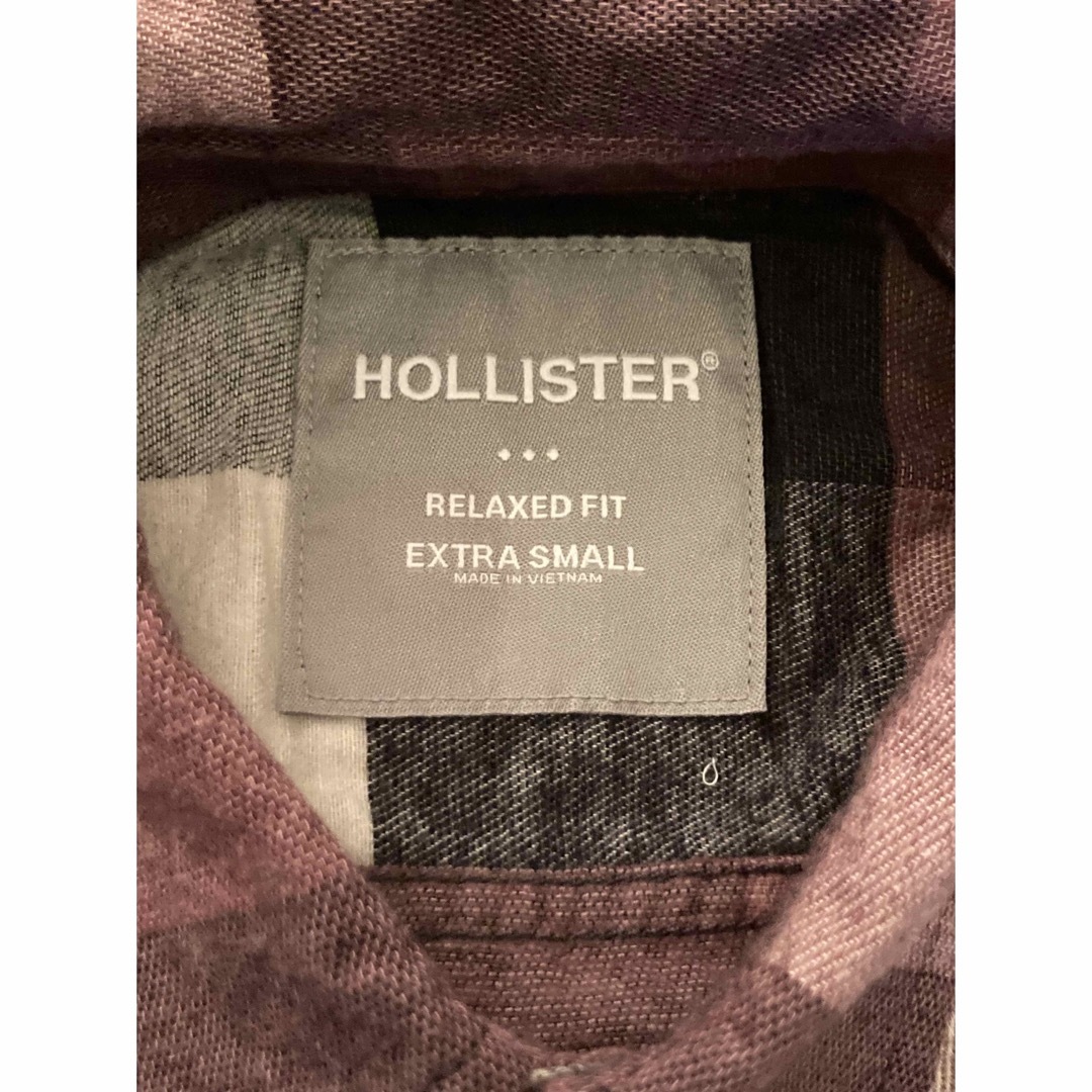 Hollister(ホリスター)の【ホリスター】メンズ シャツ 長袖 XS サイズ 秋冬　美品 メンズのトップス(シャツ)の商品写真