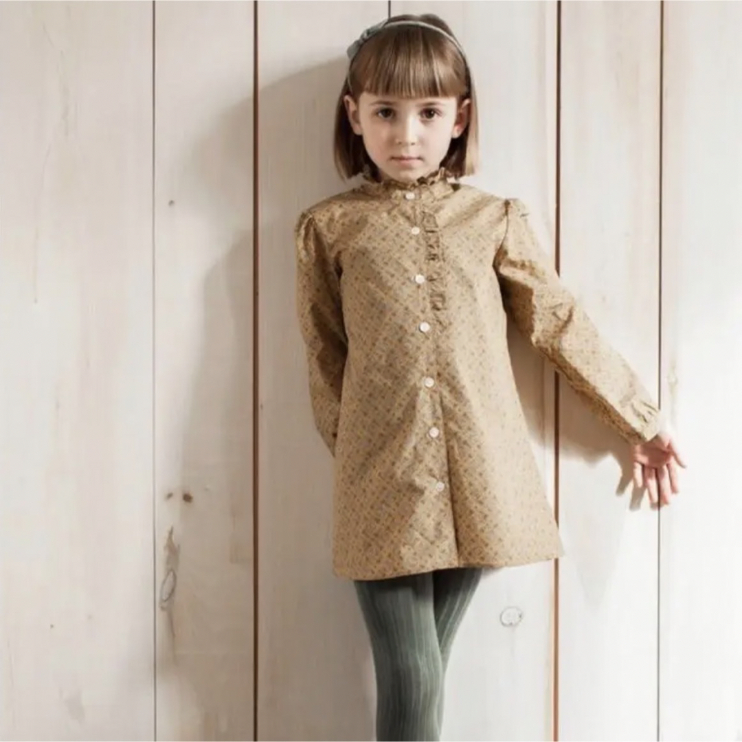 SOOR PLOOM(ソーアプルーム)の【希少】soor ploom ボタニカル柄ワンピース ブラウス2/3Y キッズ/ベビー/マタニティのキッズ服女の子用(90cm~)(ワンピース)の商品写真