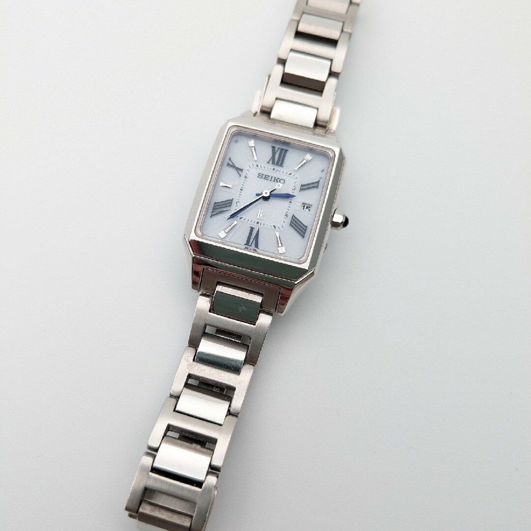 SEIKO - 稼働品 ルキア LUKIA スクエア ソーラー電波時計 SEIKO