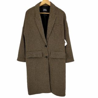ザラ チェック チェスターコート(レディース)の通販 200点以上 | ZARA