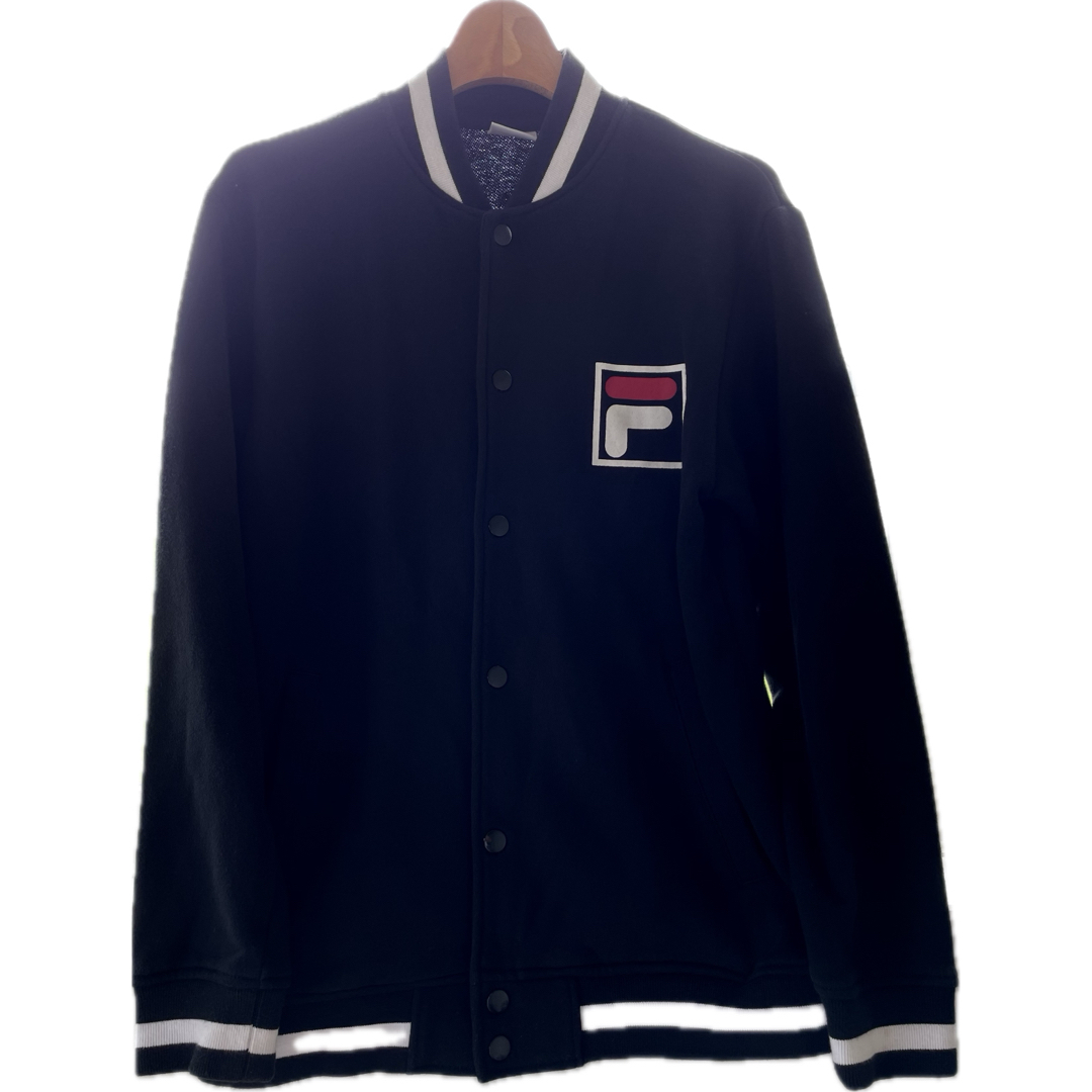 【美品】 FILA フィラ ジャンパー アウター ブラック Mサイズ