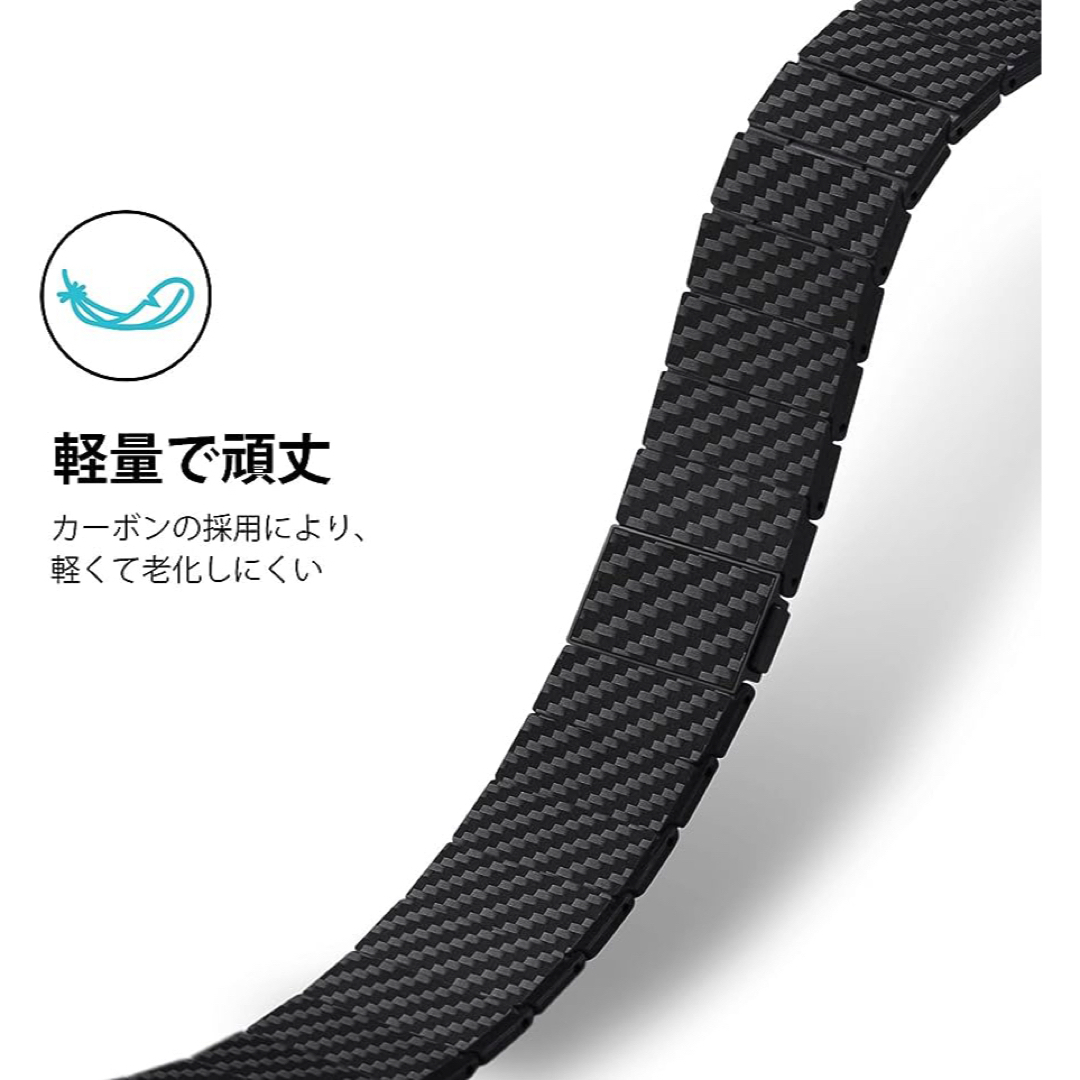 カーボン製Apple Watchバンド