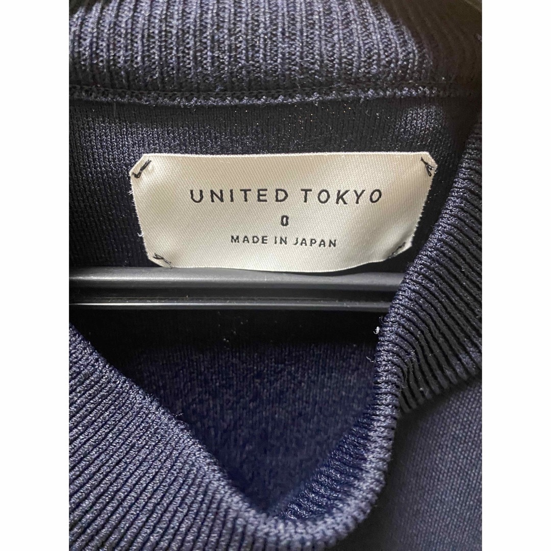 UNITED TOKYO■ボリュームハーフスリーブニット 日本製 サマー