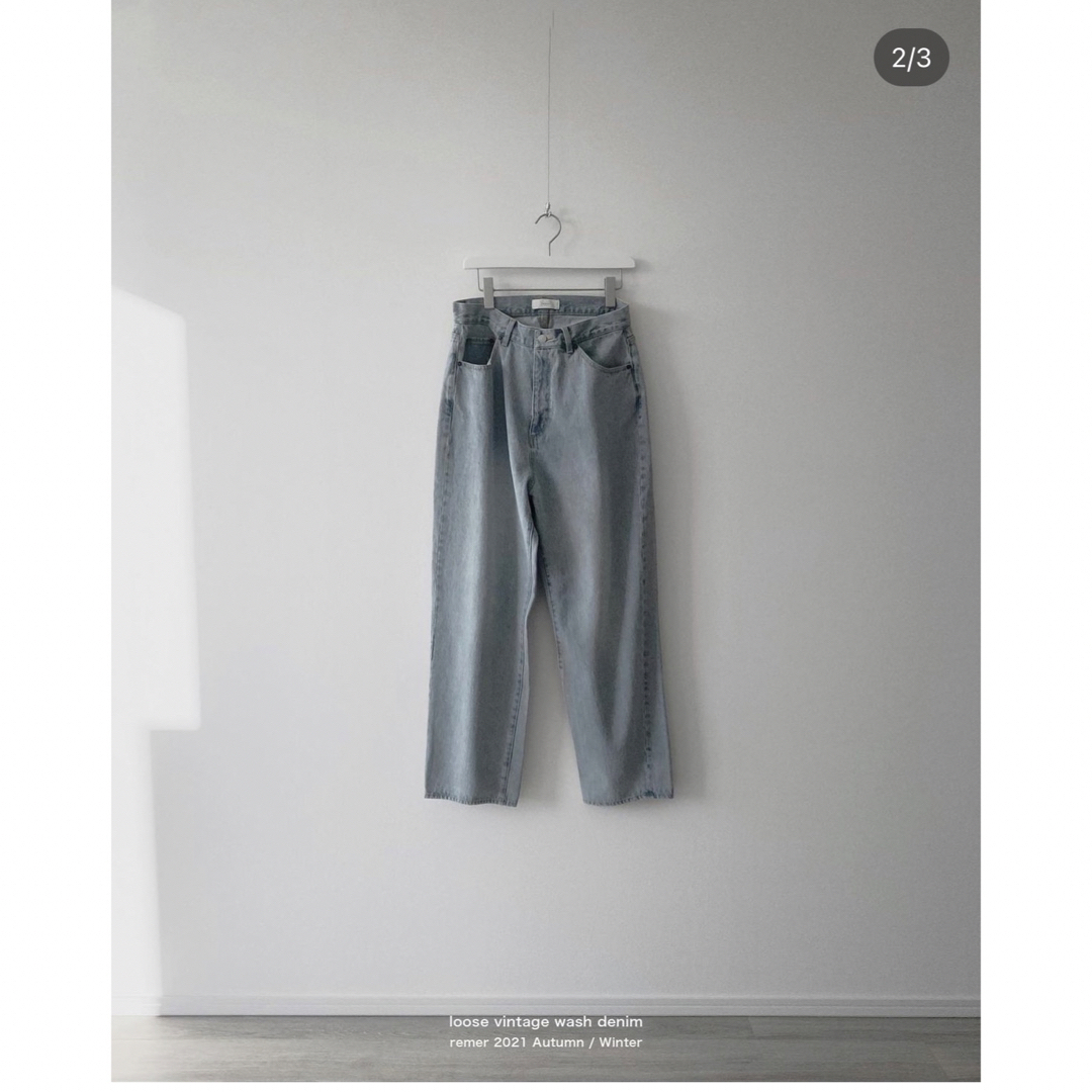 loose vintage wash denim