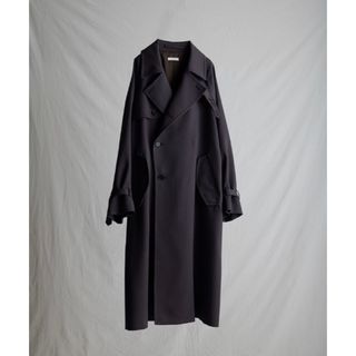 LIDNM - LIDNM Super140s OFFICER COAT CHARCOAL Sの通販 by you