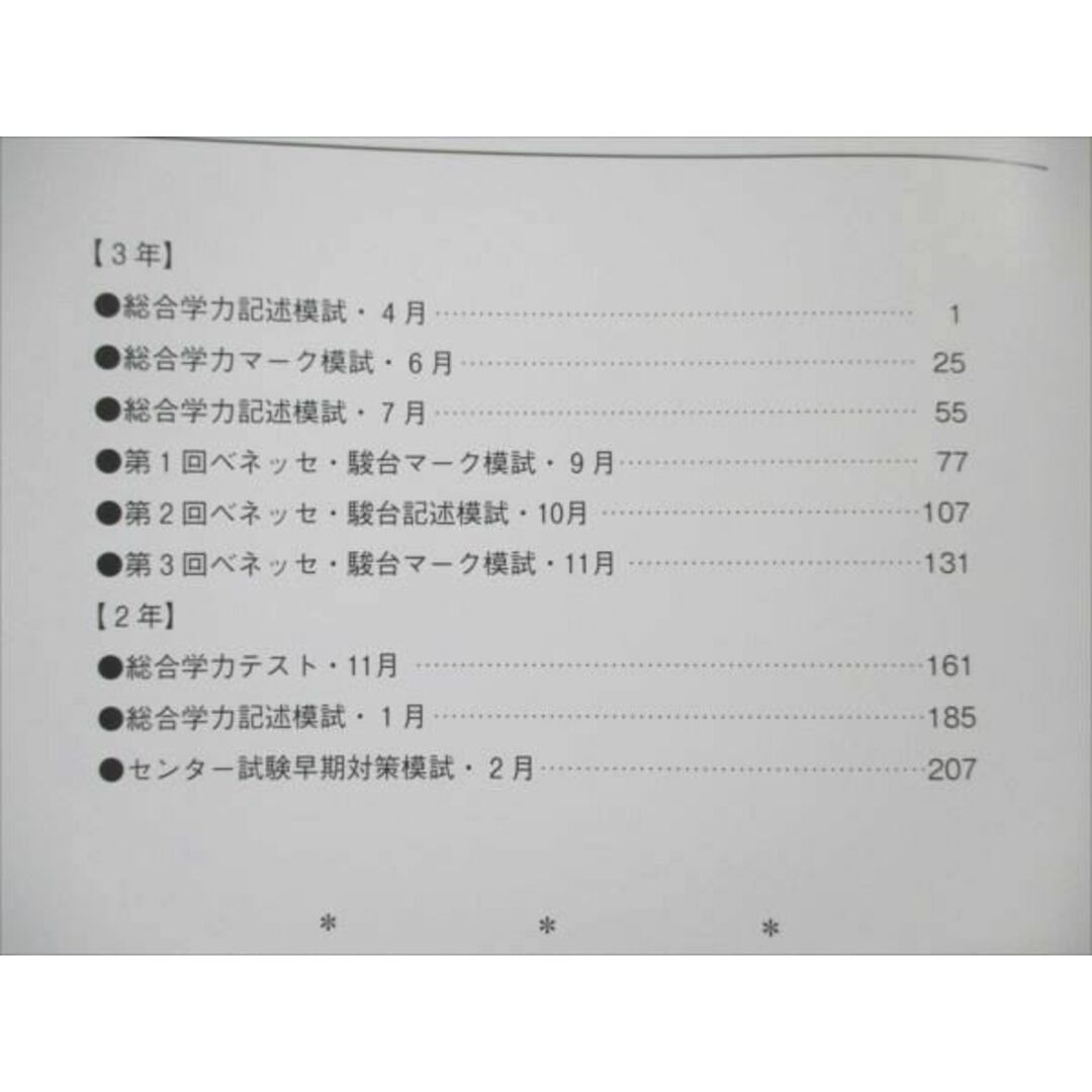 VD20-041 ベネッセ 2018年度 進研模試 科目別総集編 地学 未使用 09m0D