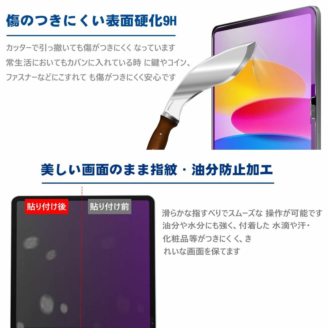 【色: ブルーライト-1枚セット】iPad 第10世代(2022) ブルーライト 3