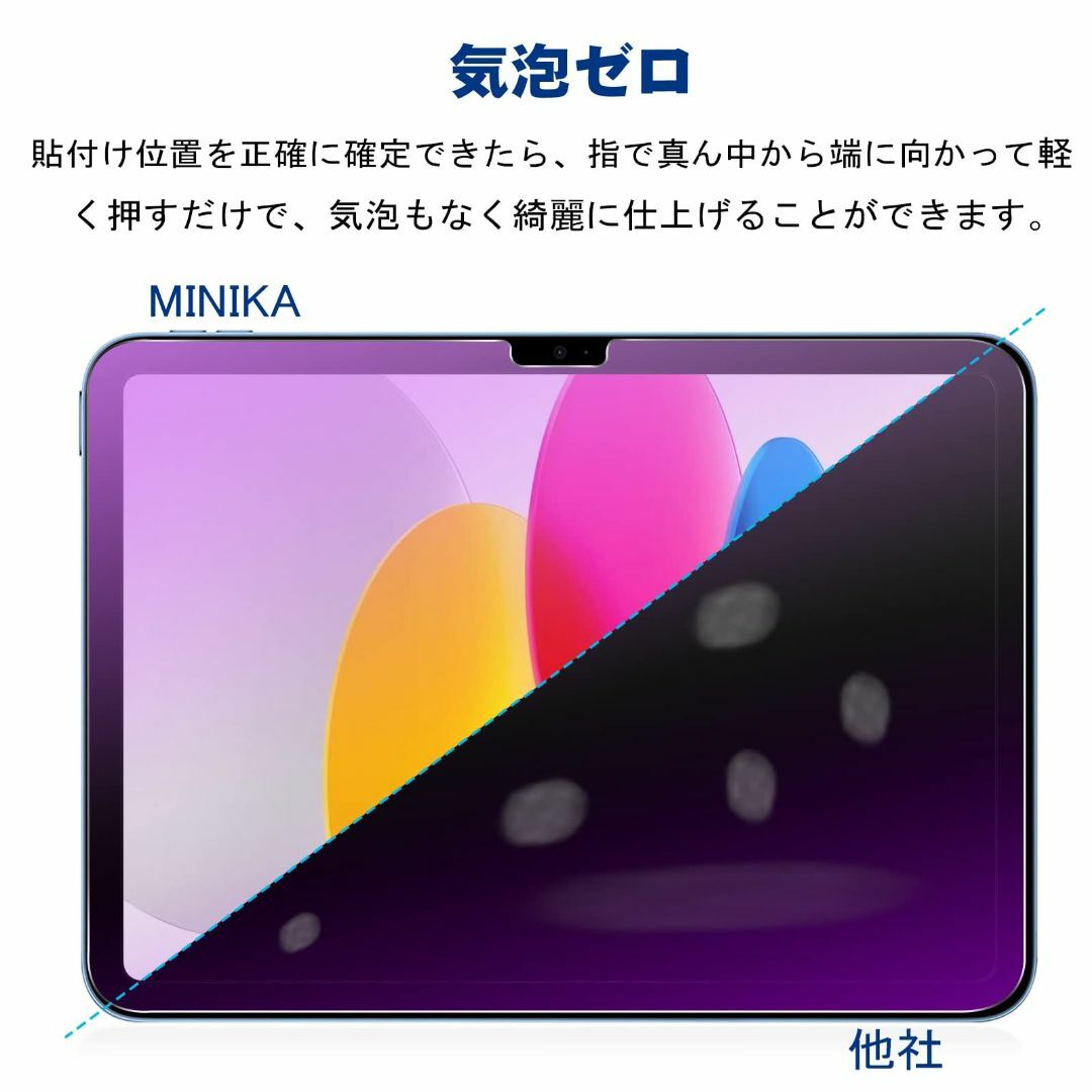 【色: ブルーライト-1枚セット】iPad 第10世代(2022) ブルーライト 5