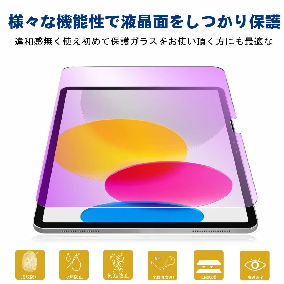 【色: ブルーライト-1枚セット】iPad 第10世代(2022) ブルーライト 6