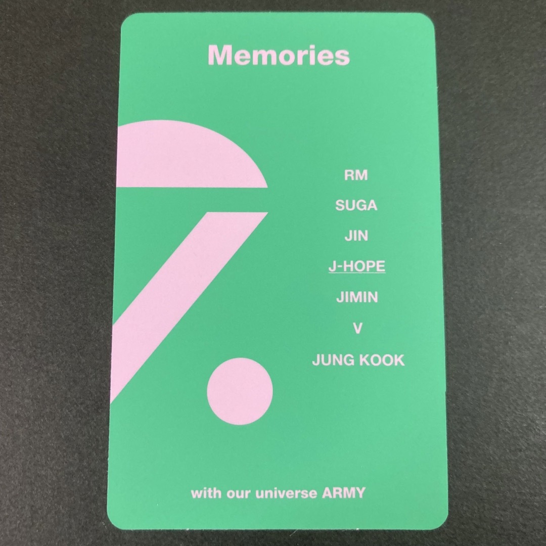 BTS✩Memories 2020✩Blu-ray✩トレカ✩ホソク✩J-HOPE