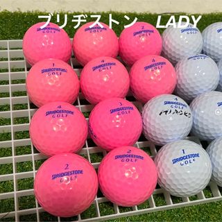 ブリヂストン(BRIDGESTONE)のブリヂストン　LADY☆ピンク＆ホワイト　20球　Aランク(その他)