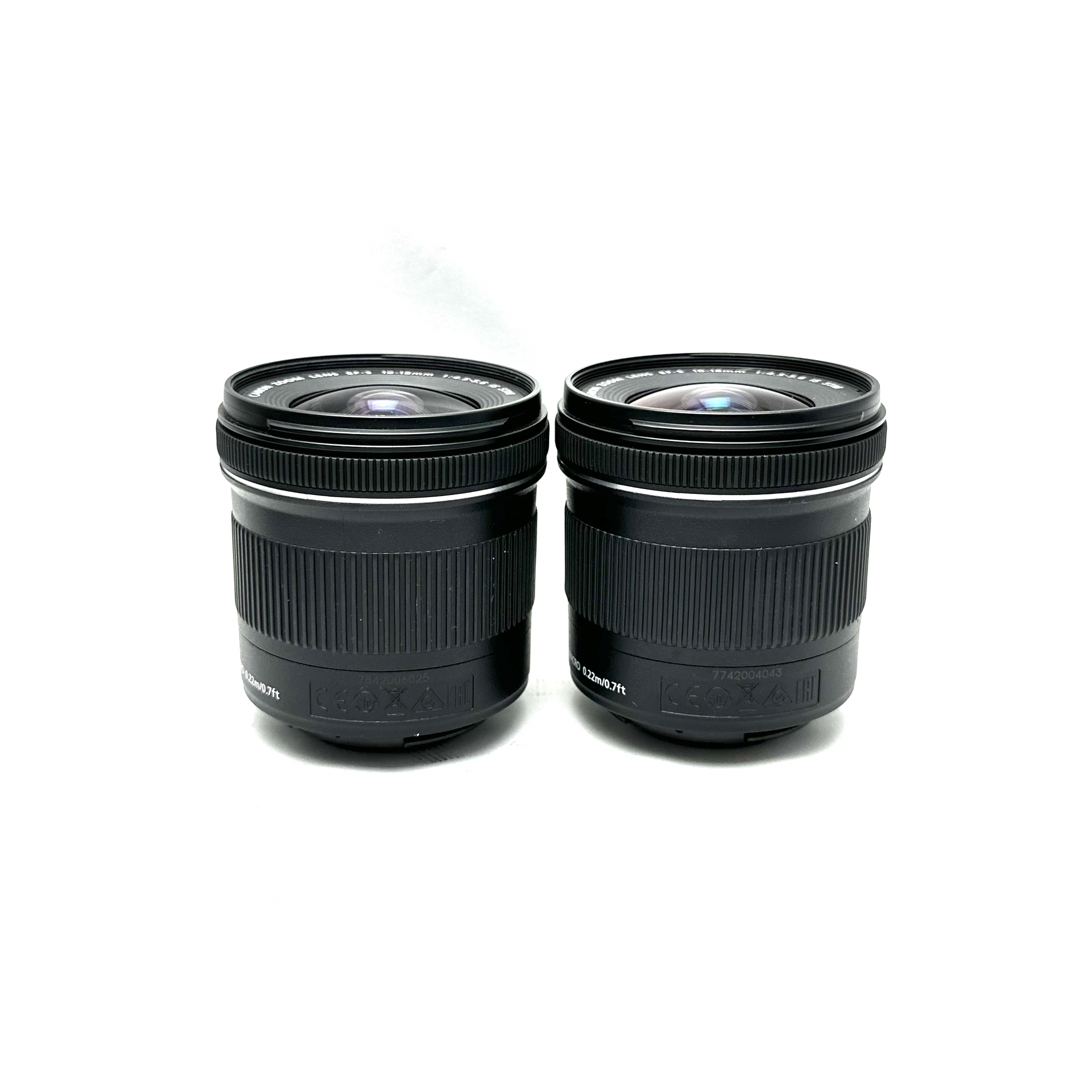 完動美品2本セット♪EF-S 10-18mm F4.5-5.6 IS STM♪ スマホ/家電/カメラのカメラ(レンズ(ズーム))の商品写真