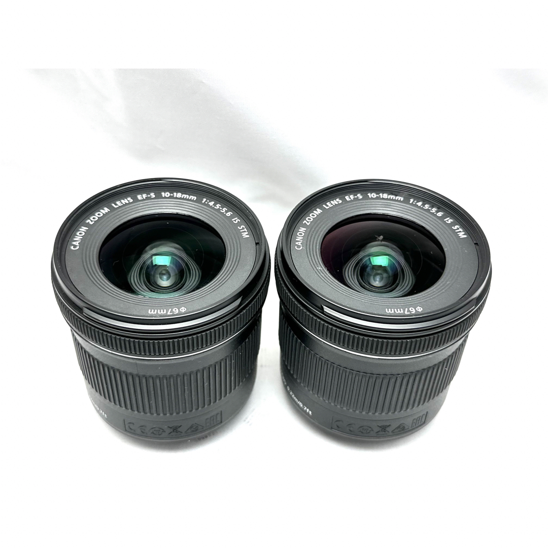 完動美品2本セット♪EF-S 10-18mm F4.5-5.6 IS STM♪ スマホ/家電/カメラのカメラ(レンズ(ズーム))の商品写真