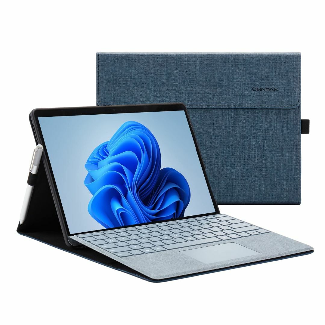 【色: ブルー】Omnpak Microsoft Surface Pro 8 2 | フリマアプリ ラクマ