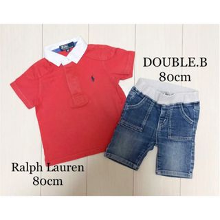 ダブルビー(DOUBLE.B)の【値下げ】Ralph Lauren ポロシャツ DOUBLE.B ハーフパンツ(パンツ)