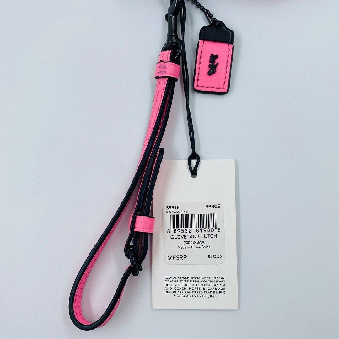 ✨未使用品✨ COACH クラッチ グラブタン レザー 58818 タグ付き
