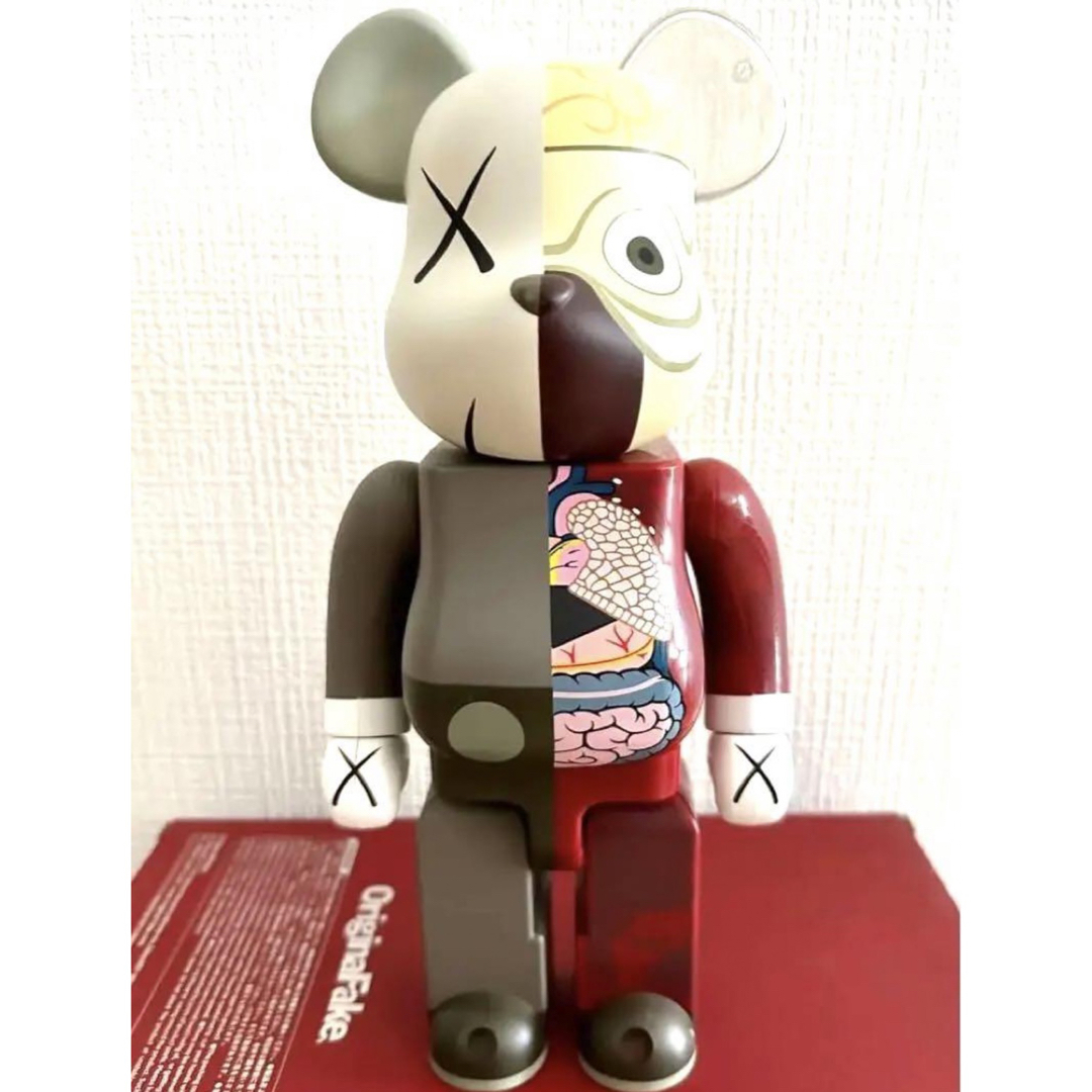 MEDICOM TOY - カウズ KAWS BE@RBRIK COMPANION 人体模型 400%の通販