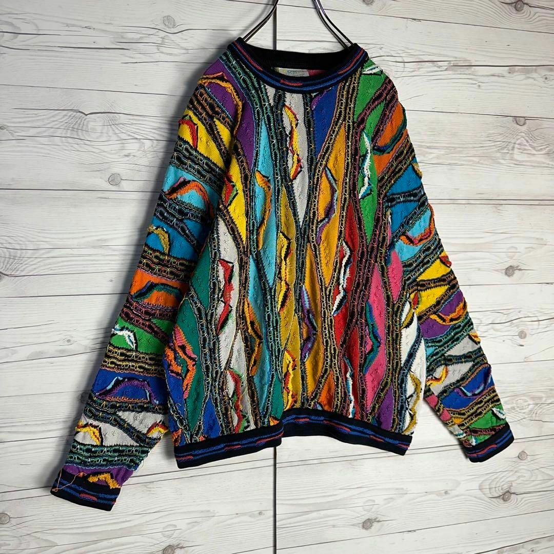 【幻の1点モノ】COOGI クージー 立体 編込み 3Dニット 入手困難 希少