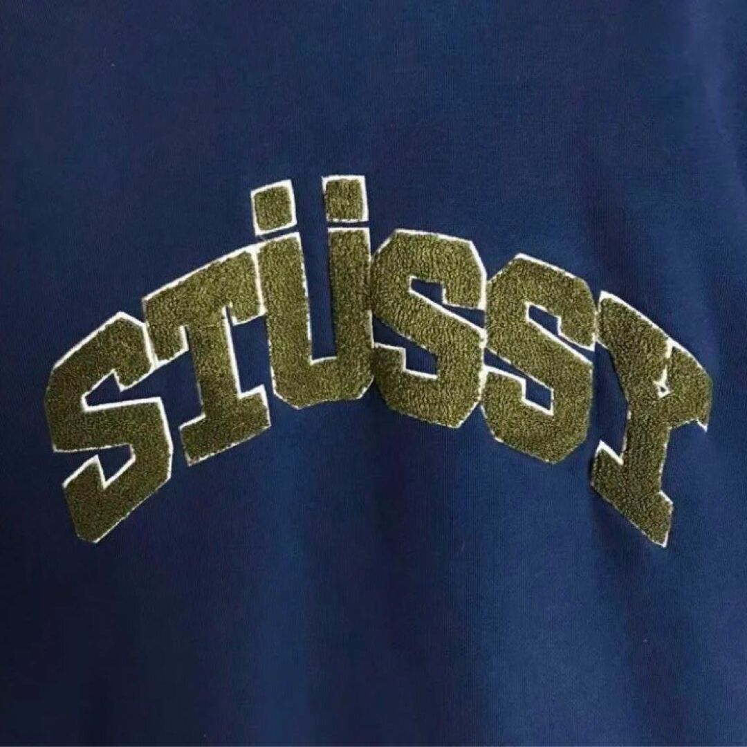 STUSSY(ステューシー)の【超人気モデル】stussy パイルロゴ 刺繍 即完売 入手困難 パーカー その他のその他(その他)の商品写真