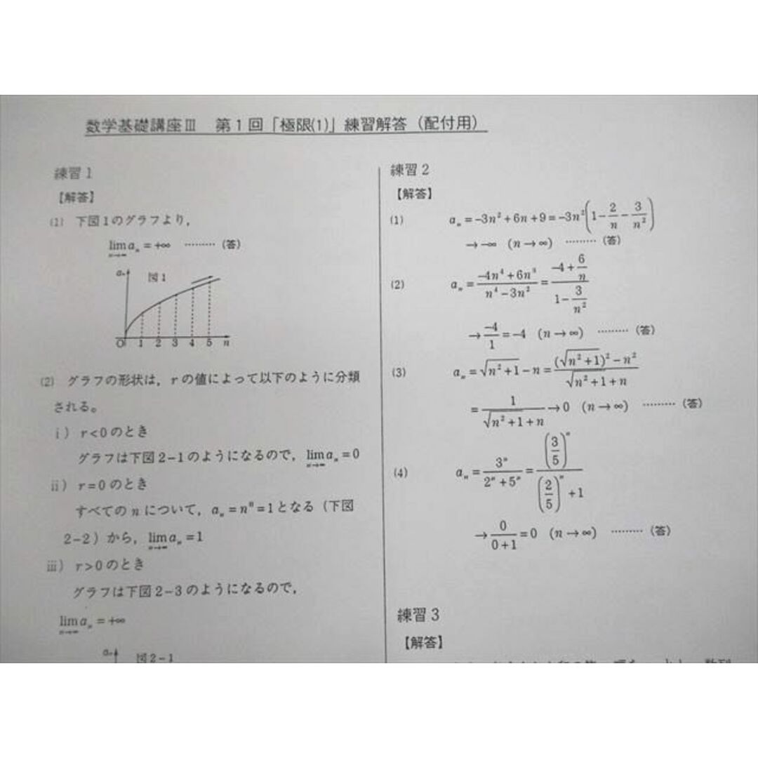 VD11-057 鉄緑会 数学基礎講座III/問題集 第1分冊 テキスト/テスト20回分付 2009 計2冊 17S0D