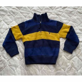 ポロラルフローレン(POLO RALPH LAUREN)の美品　ポロバイラルフローレン　長袖　綿セーター　4T 100程度(ニット)