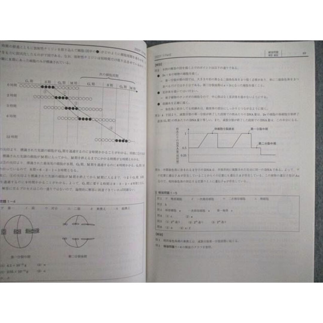 VD02-174 駿台 生物Part1/2 テキスト通年セット 2022 計4冊 40M0D