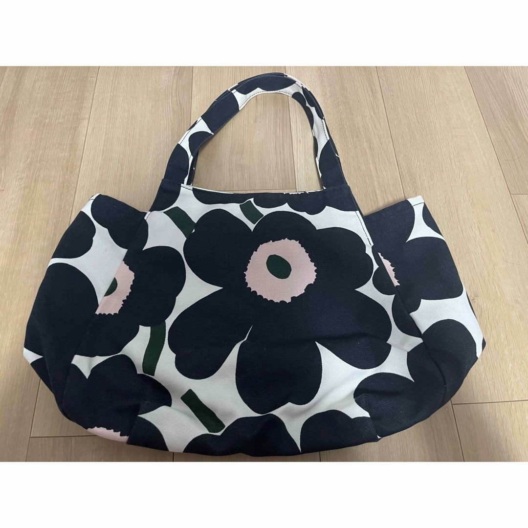 トートバッグ & マチありポーチ　ウニッコ ホワイト×レッド　marimekko 7