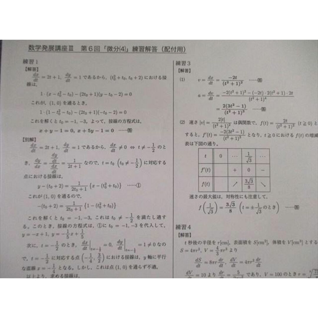 VE26-078 鉄緑会 高2 数学実戦講座I/II 第1/2部 テキスト 2018 計2冊 14m0D