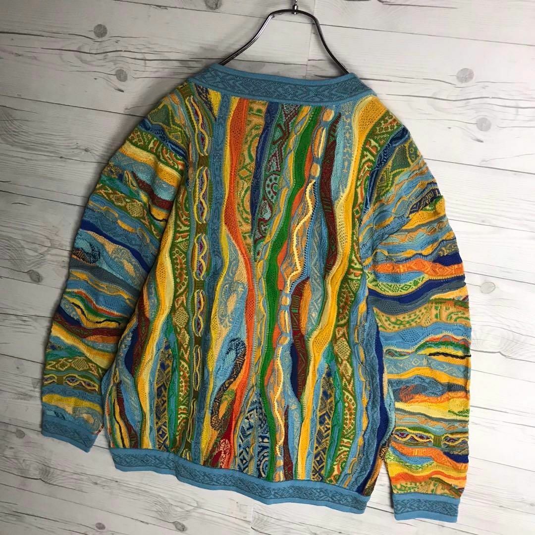 【幻の1点モノ】coogi クージー 立体 編込み 3Dニット 入手困難 希少