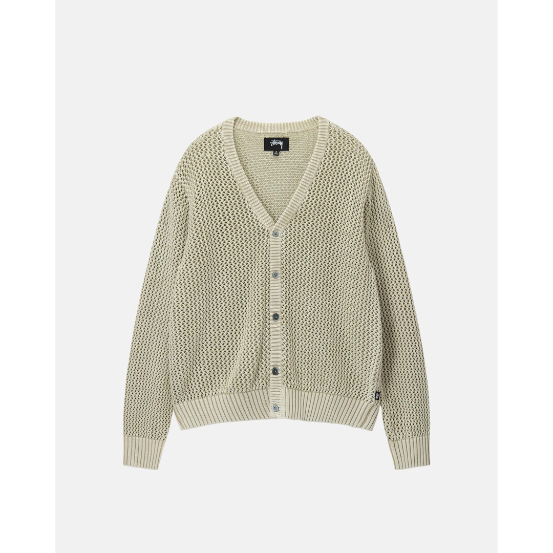 STUSSY - Stussy LOOSE GAUGE CARDIGAN 白 Lの通販 by ケンタ006's