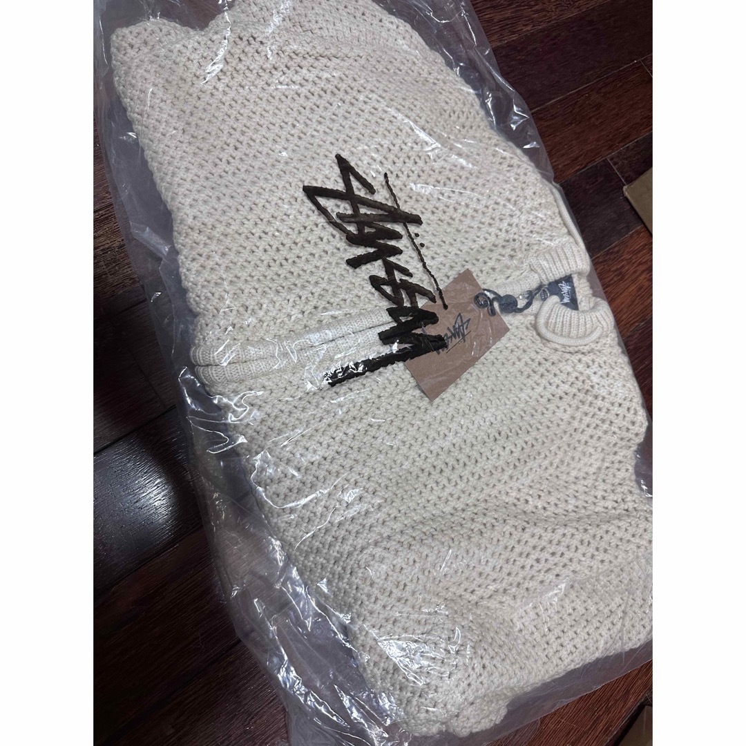 STUSSY - Stussy MESH ZIP HOODIE 白 XLの通販 by ケンタ006's