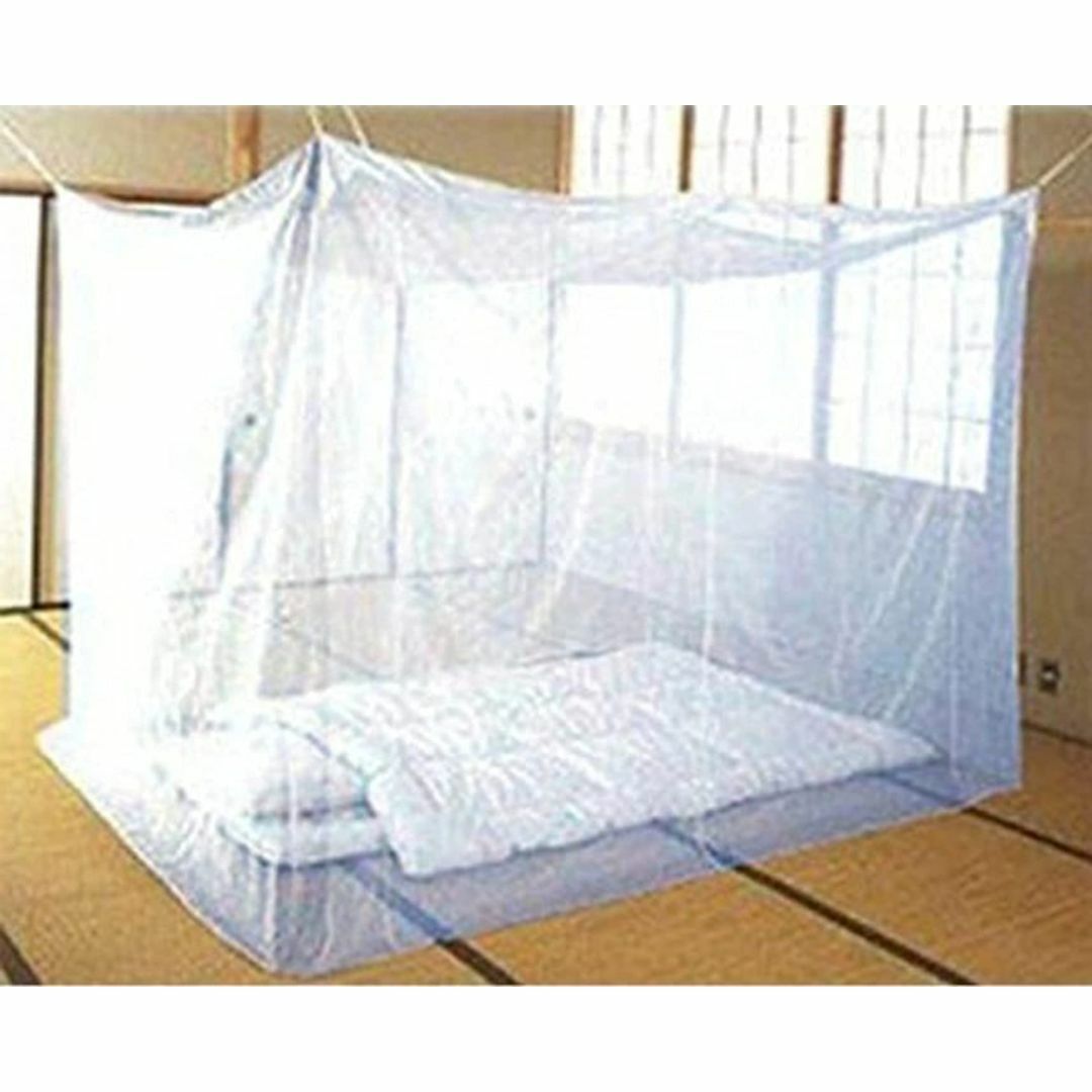 【色: ホワイト】蚊帳 防虫ネット ワイド 3メートル 安眠 ネット アウトドア