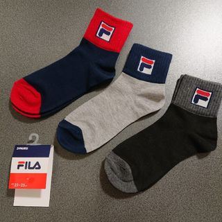 フィラ(FILA)の【FILA】靴下 ３足セット♪(スポーツ選手)