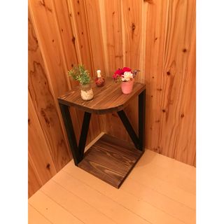 ハンドメイド　カフェテーブル(家具)