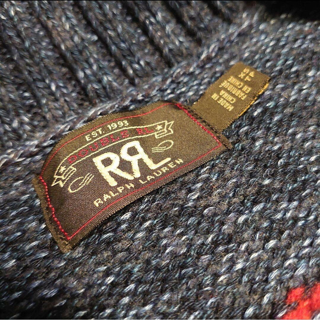 RRL ニット カーディガン ハンドニット カウチン