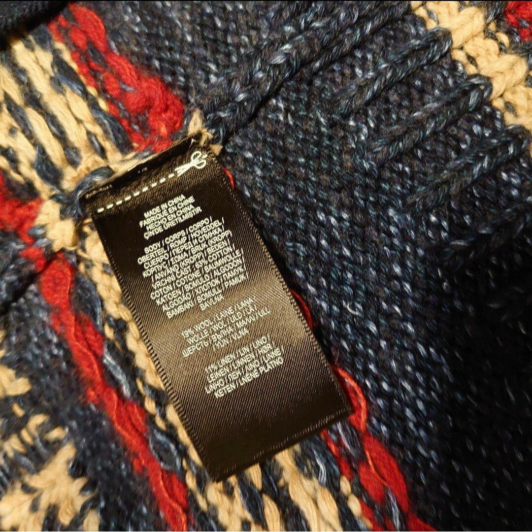 RRL ニット カーディガン ハンドニット カウチン