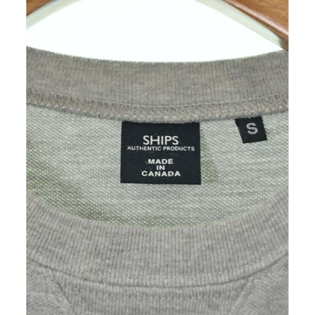 SHIPS(シップス)のSHIPS シップス Tシャツ・カットソー S グレー 【古着】【中古】 レディースのトップス(カットソー(半袖/袖なし))の商品写真