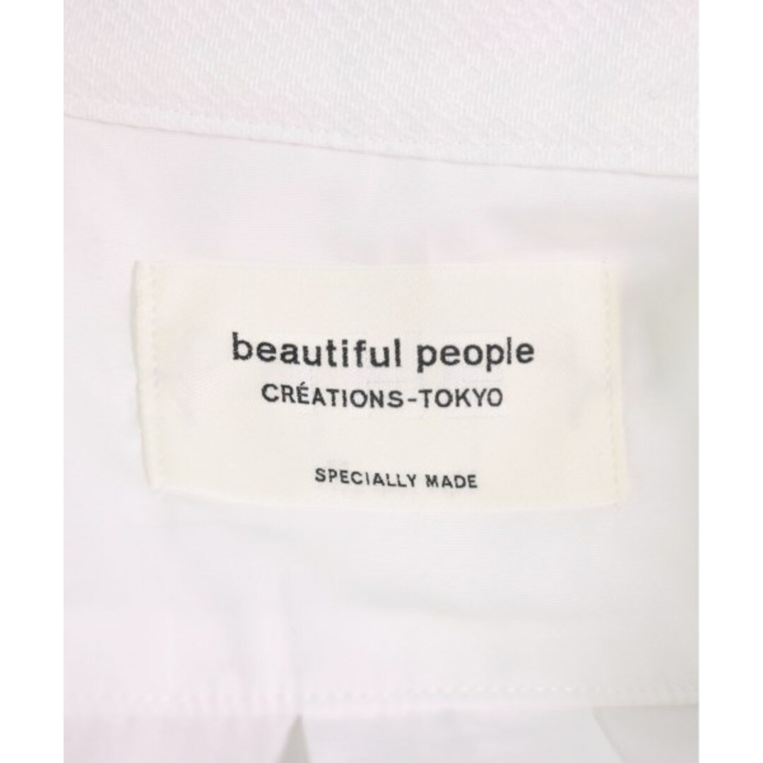 beautiful people - beautiful people ブラウス 150(M位) 白 【古着