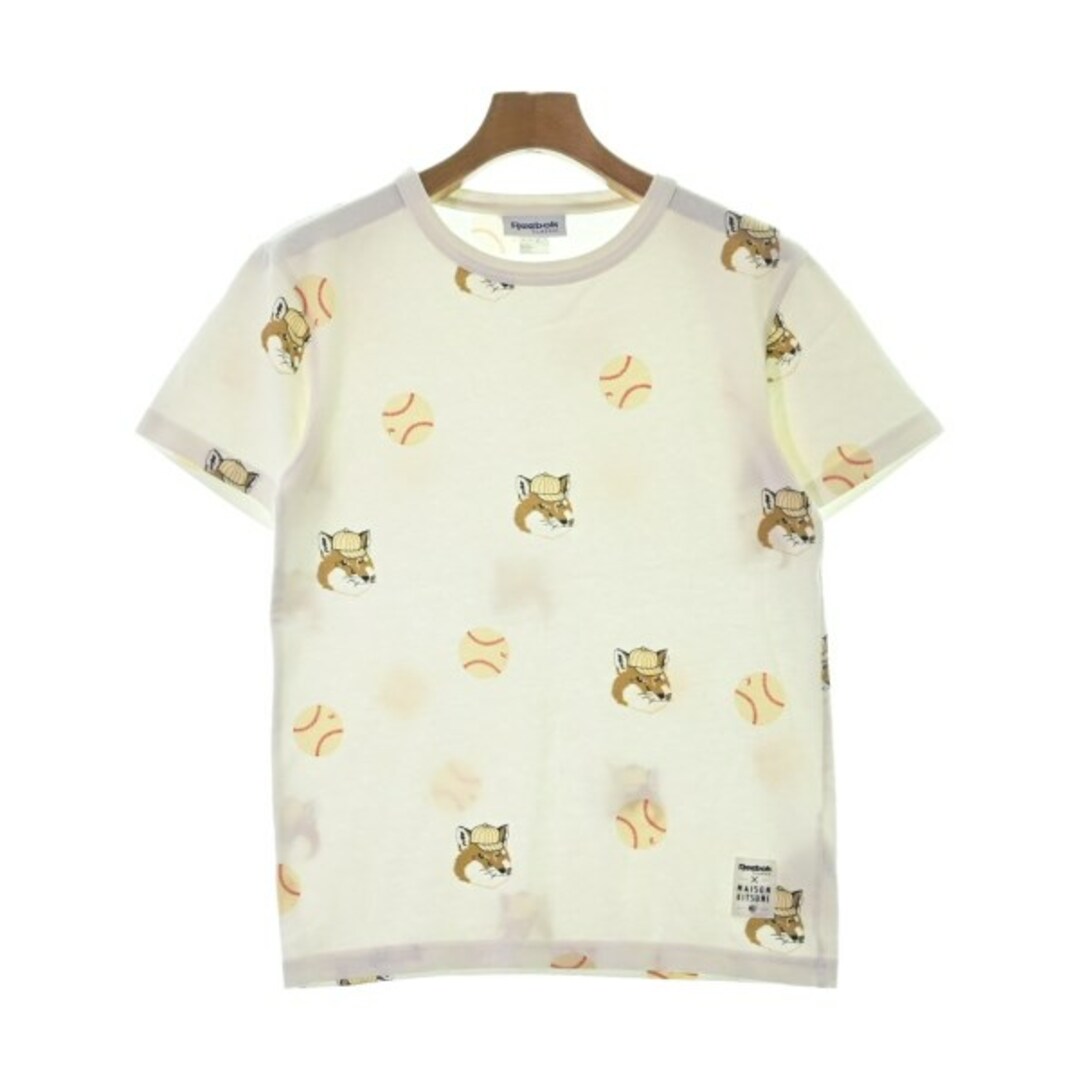 MAISON KITSUNE Tシャツ・カットソー XS 白等(総柄)