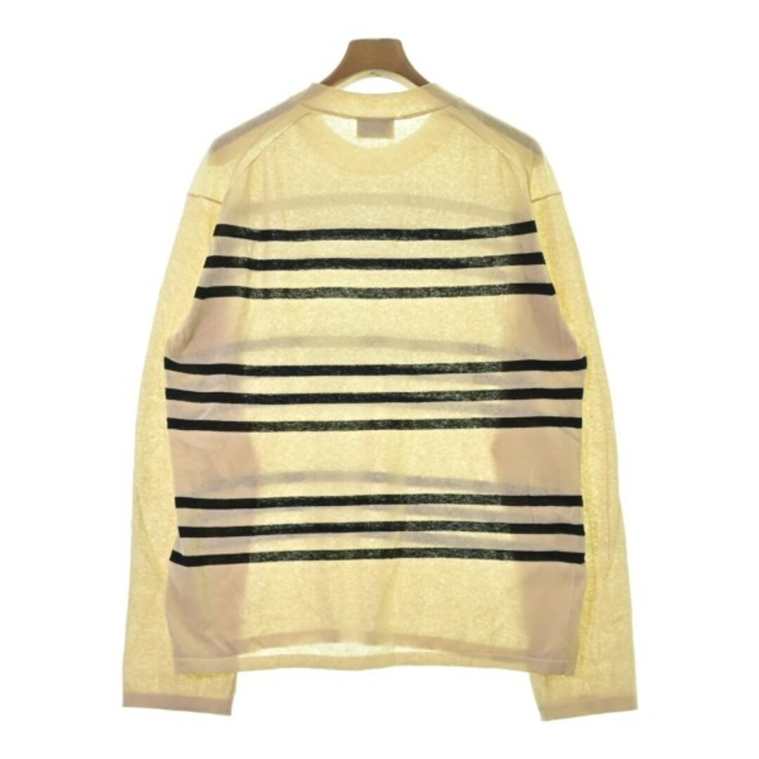 Acne Studios ニット・セーター M ベージュx黒(ボーダー) 【古着】【中古】