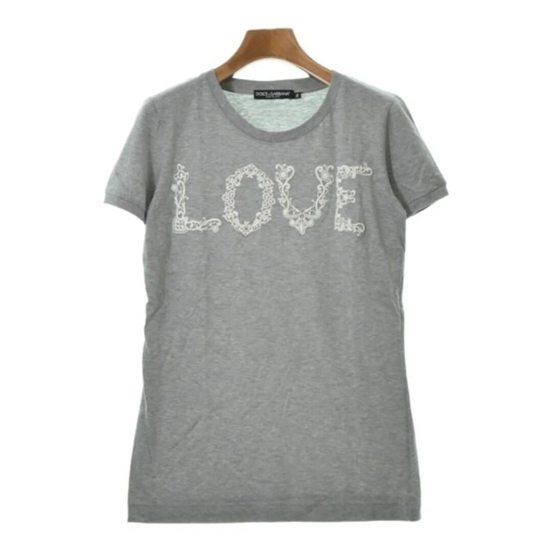 DOLCE&GABBANA - DOLCE&GABBANA Tシャツ・カットソー 36(XS位) グレー