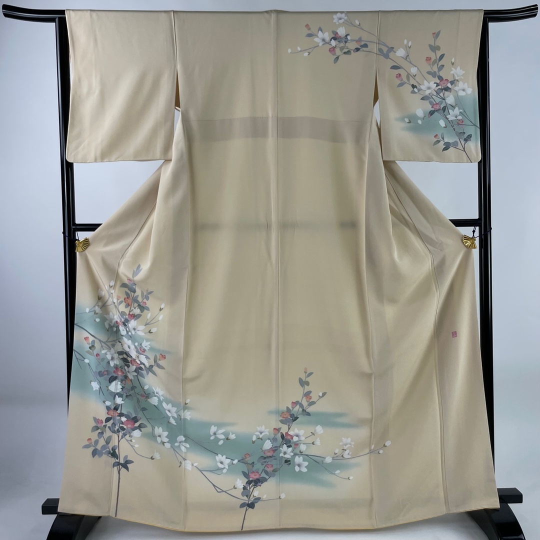 訪問着 身丈165cm 裄丈64.5cm 正絹 秀品 - 着物