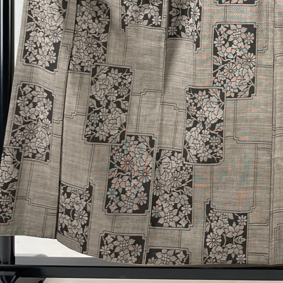 紬 身丈158.5cm 裄丈65.5cm 正絹 秀品