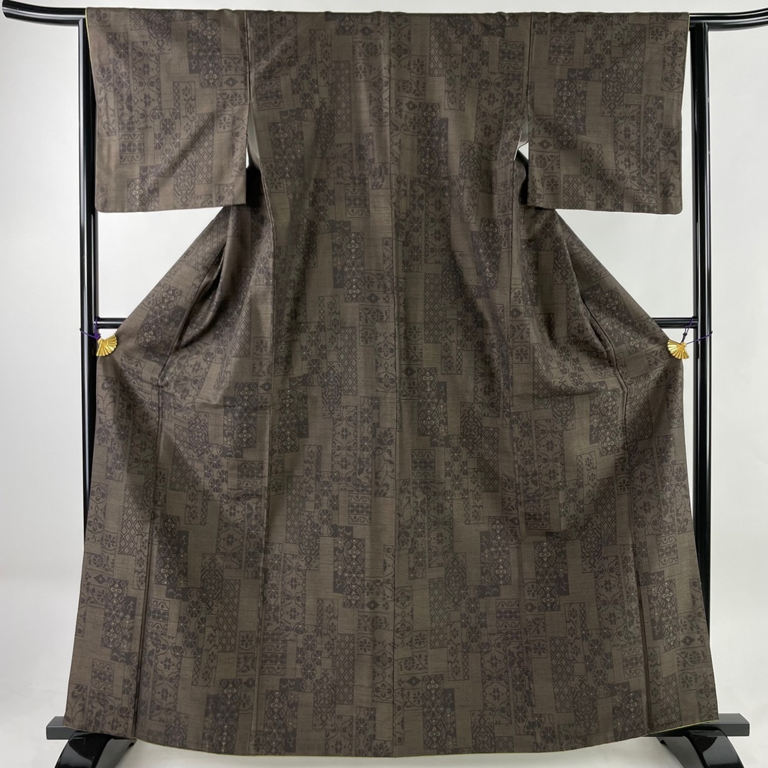 紬 身丈162.5cm 裄丈65.5cm 正絹 美品 優品