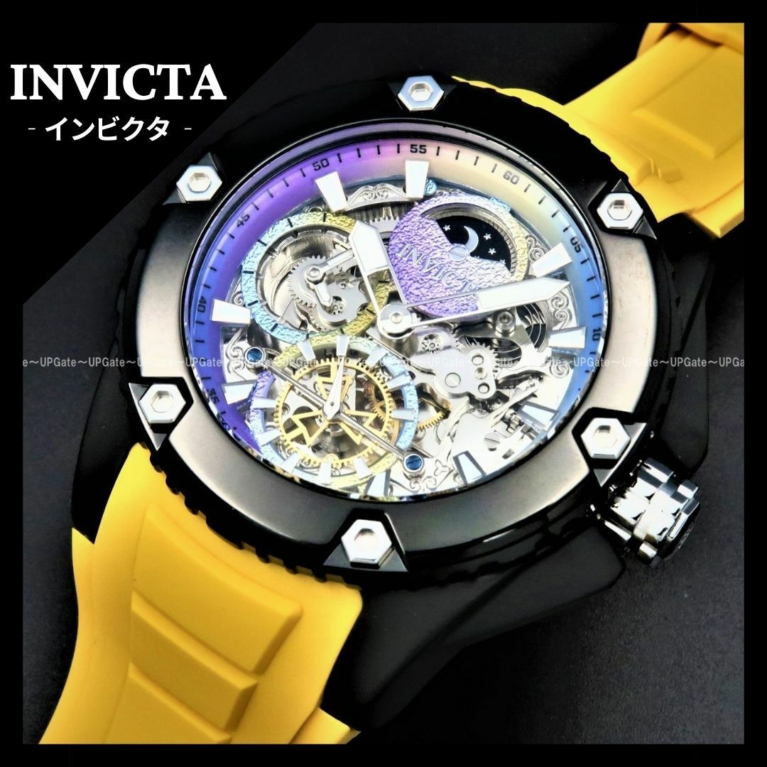 自動巻き★上品デザイン★イエロー INVICTA AKULA 42771