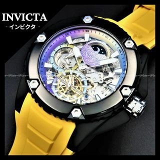 インビクタ(INVICTA)の自動巻き★上品デザイン★イエロー INVICTA AKULA 42771(腕時計(アナログ))