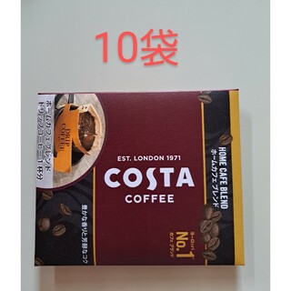 キーコーヒー(KEY COFFEE)の【新品・未開封】COSTAドリップコーヒー10袋(コーヒー)