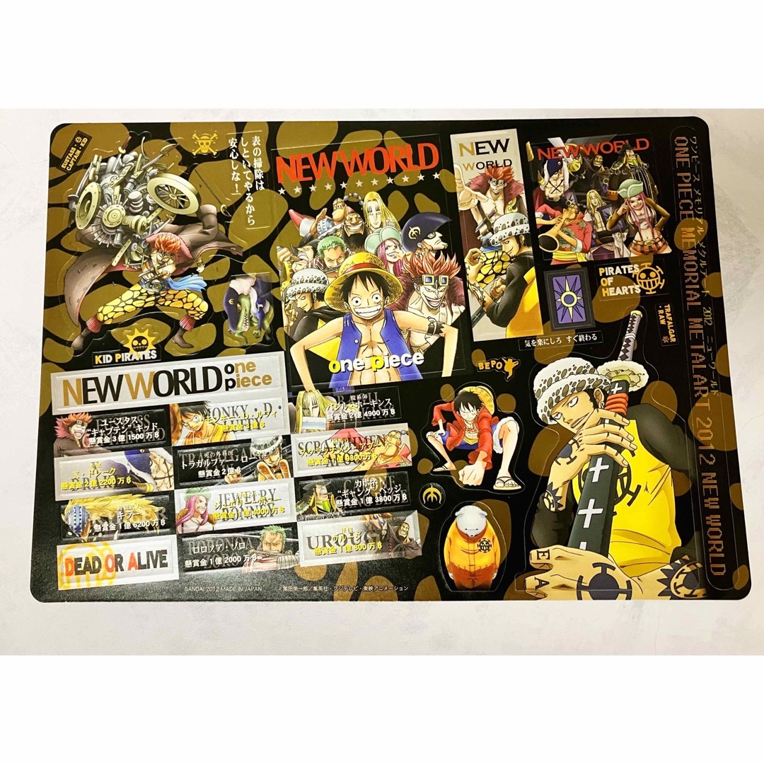 ONE PIECEワンピース シール ステッカー エンタメ/ホビーのおもちゃ/ぬいぐるみ(キャラクターグッズ)の商品写真