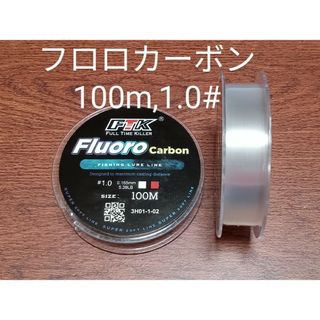 フロロカーボンライン,100m巻,1.0#(釣り糸/ライン)